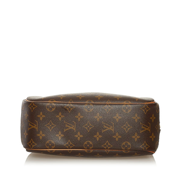 ルイ ヴィトン モノグラム トゥルーヴィル ハンドバッグ M42228 ブラウン PVC レザー レディース LOUIS VUITTON 【中古】