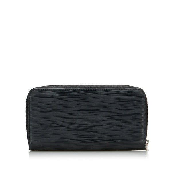 ルイ ヴィトン エピ ジッピーウォレット ラウンドファスナー 長財布 M61857 ノワール ブラック レザー レディース LOUIS VUITTON 【中古】