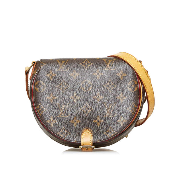 ルイ ヴィトン モノグラム タンブラン 斜め掛け ショルダーバッグ  M51179 ブラウン PVC レザー レディース LOUIS VUITTON 【中古】