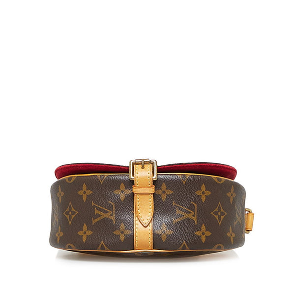 ルイ ヴィトン モノグラム タンブラン 斜め掛け ショルダーバッグ  M51179 ブラウン PVC レザー レディース LOUIS VUITTON 【中古】