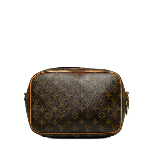 ルイ ヴィトン モノグラム  リポーターPM 斜め掛け ショルダーバッグ  M45254 ブラウン PVC レザー レディース LOUIS VUITTON 【中古】
