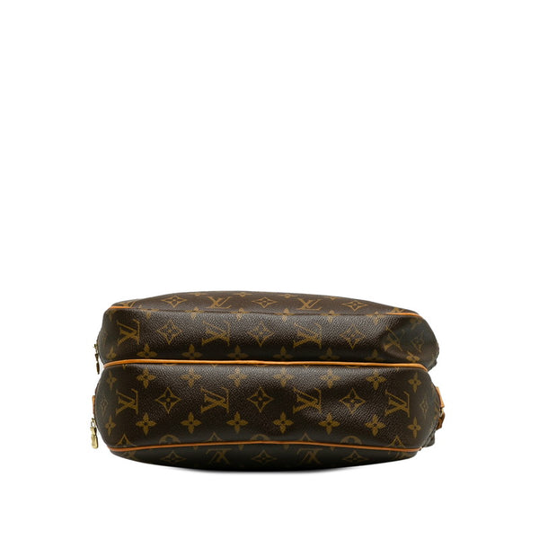 ルイ ヴィトン モノグラム  リポーターPM 斜め掛け ショルダーバッグ  M45254 ブラウン PVC レザー レディース LOUIS VUITTON 【中古】