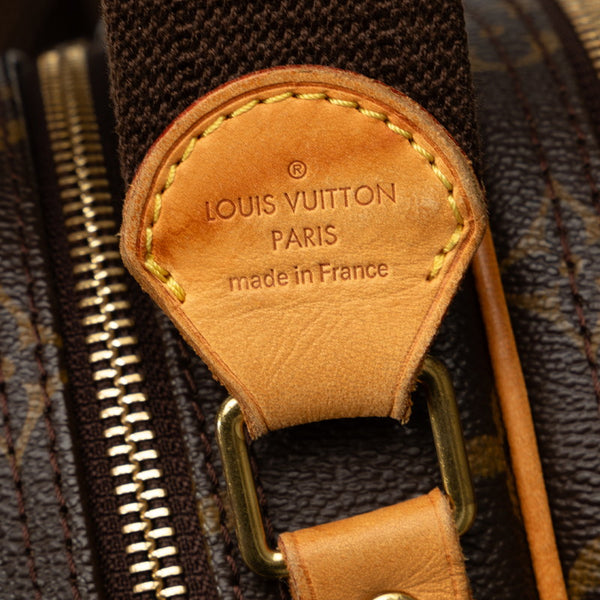 ルイ ヴィトン モノグラム  リポーターPM 斜め掛け ショルダーバッグ  M45254 ブラウン PVC レザー レディース LOUIS VUITTON 【中古】
