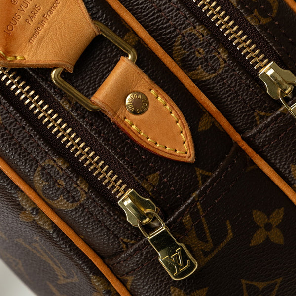 ルイ ヴィトン モノグラム  リポーターPM 斜め掛け ショルダーバッグ  M45254 ブラウン PVC レザー レディース LOUIS VUITTON 【中古】
