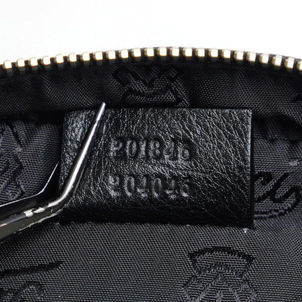 グッチ ウエストバッグ ボディバッグ 201846 ブラック レザー レディース GUCCI 【中古】