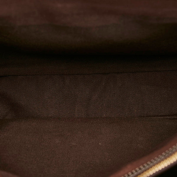 セリーヌ ブギーバッグ ベージュ キャンバス レザー ハンドバッグ レディース CELINE 【中古】