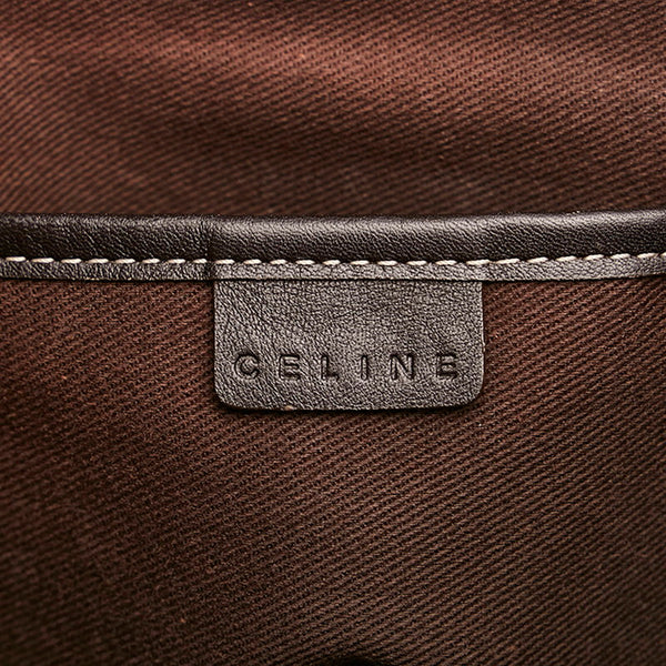 セリーヌ ブギーバッグ ベージュ キャンバス レザー ハンドバッグ レディース CELINE 【中古】