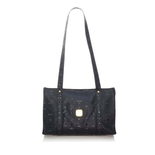 エム シー エム ヴィセトス トートバッグ ブラック ナイロン レディース MCM 【中古】