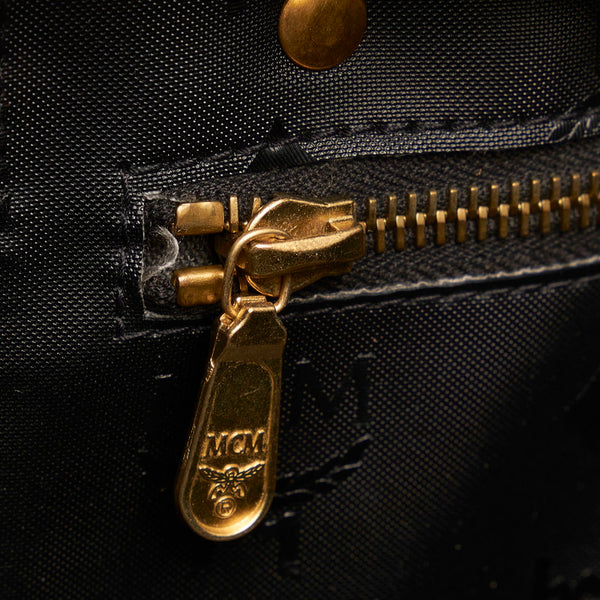 エム シー エム ヴィセトス トートバッグ ブラック ナイロン レディース MCM 【中古】