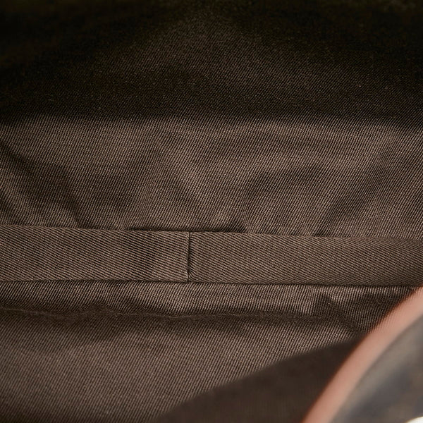 グッチ GGキャンバス ホースビット ワンショルダー 101975 ダークブラウン キャンバス レザー レディース GUCCI 【中古】