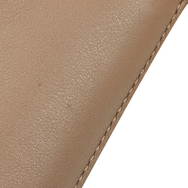 フェンディ ピーカブー アイシーユー スモール  ハンドバッグ ショルダーバッグ 2WAY 8BN327 グレージュ グレー レザー レディース FENDI 【中古】