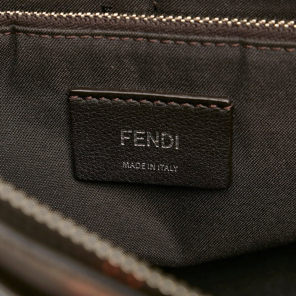 フェンディ バイザウェイ ハンドバッグ ショルダーバッグ 2WAY 8BL124 5QJ ベージュ パープル レザー レディース FENDI 【中古】