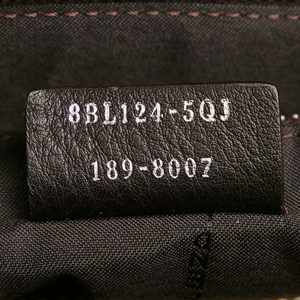 フェンディ バイザウェイ ハンドバッグ ショルダーバッグ 2WAY 8BL124 5QJ ベージュ パープル レザー レディース FENDI 【中古】