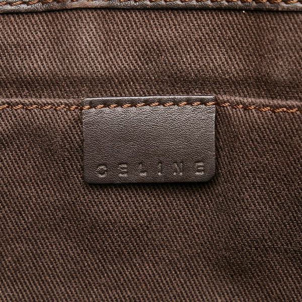 セリーヌ ブギーバッグ ブラウン レザー ハンドバッグ レディース CELINE 【中古】