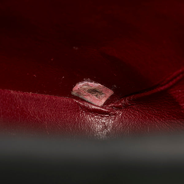 シャネル デカマトラッセ ココマーク チェーン ショルダーバッグ ブラック ラムスキン レディース CHANEL 【中古】