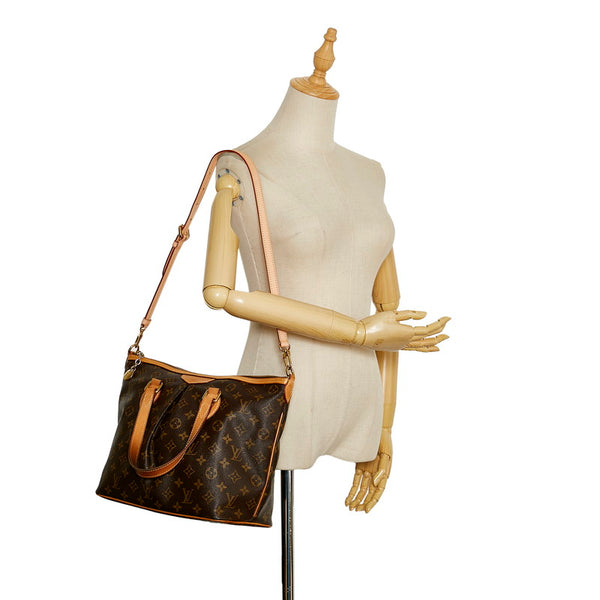 ルイ ヴィトン モノグラム パレルモPM ハンドバッグ ショルダーバッグ 2WAY M40145 ブラウン PVC レザー レディース LOUIS VUITTON 【中古】