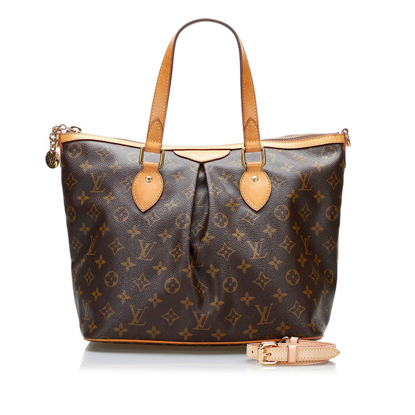 ルイ ヴィトン モノグラム パレルモPM ハンドバッグ ショルダーバッグ 2WAY M40145 ブラウン PVC レザー レディース LOUIS VUITTON 【中古】