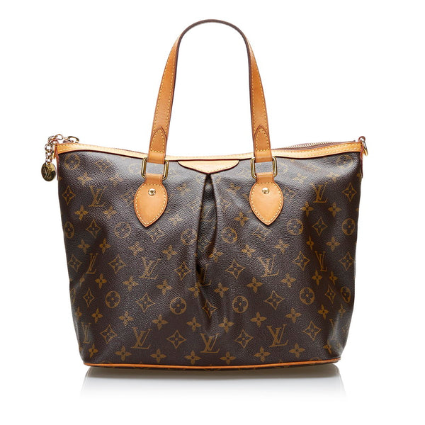 ルイ ヴィトン モノグラム パレルモPM ハンドバッグ ショルダーバッグ 2WAY M40145 ブラウン PVC レザー レディース LOUIS VUITTON 【中古】