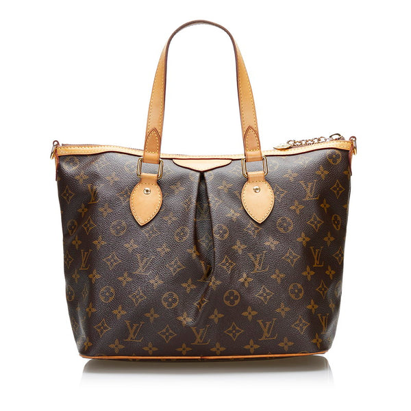ルイ ヴィトン モノグラム パレルモPM ハンドバッグ ショルダーバッグ 2WAY M40145 ブラウン PVC レザー レディース LOUIS VUITTON 【中古】