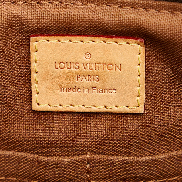 ルイ ヴィトン モノグラム パレルモPM ハンドバッグ ショルダーバッグ 2WAY M40145 ブラウン PVC レザー レディース LOUIS VUITTON 【中古】