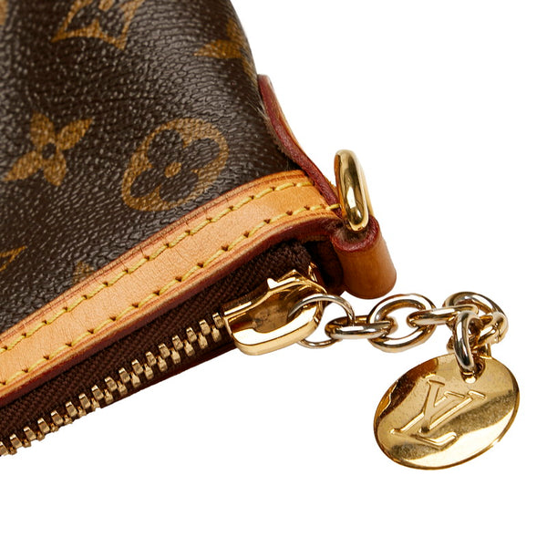 ルイ ヴィトン モノグラム パレルモPM ハンドバッグ ショルダーバッグ 2WAY M40145 ブラウン PVC レザー レディース LOUIS VUITTON 【中古】