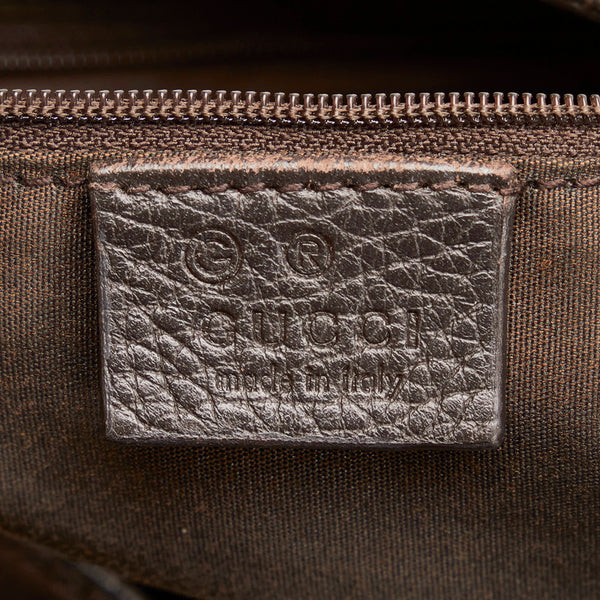 グッチ ＧGキャンバス ワンショルダーバッグ 257265 ブラウン キャンバス レザー レディース GUCCI 【中古】