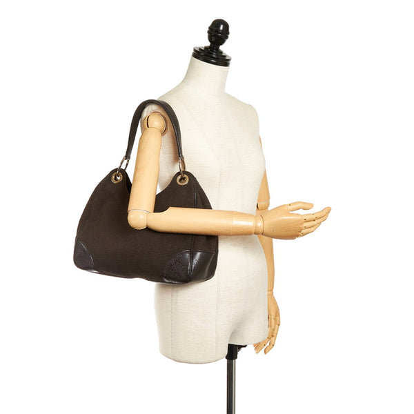 グッチ ＧGキャンバス ワンショルダーバッグ 257265 ブラウン キャンバス レザー レディース GUCCI 【中古】