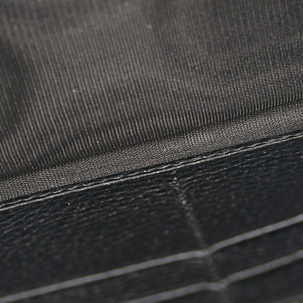 グッチ メタルGG ドリアン ラウンドファスナー 長財布 473928 ブラック レザー メンズ GUCCI 【中古】