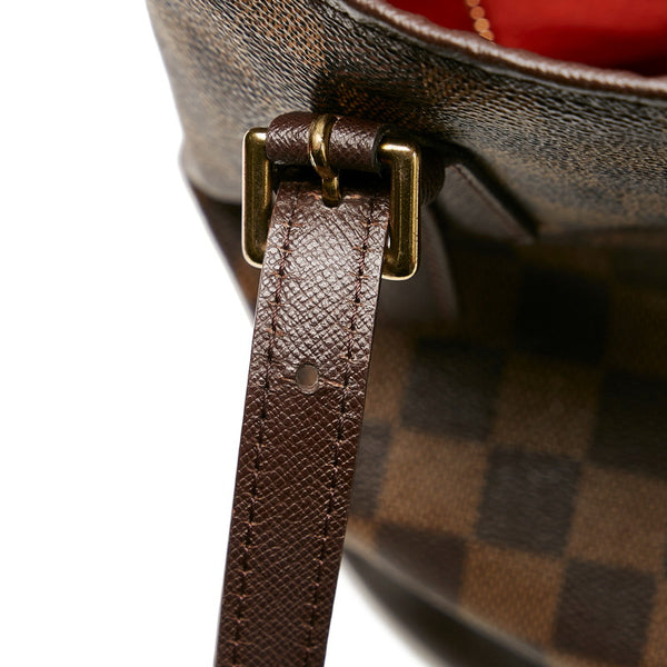 ルイ ヴィトン ダミエ マレ N42240 エベヌ PVC レザー ハンドバッグ レディース LOUIS VUITTON 【中古】