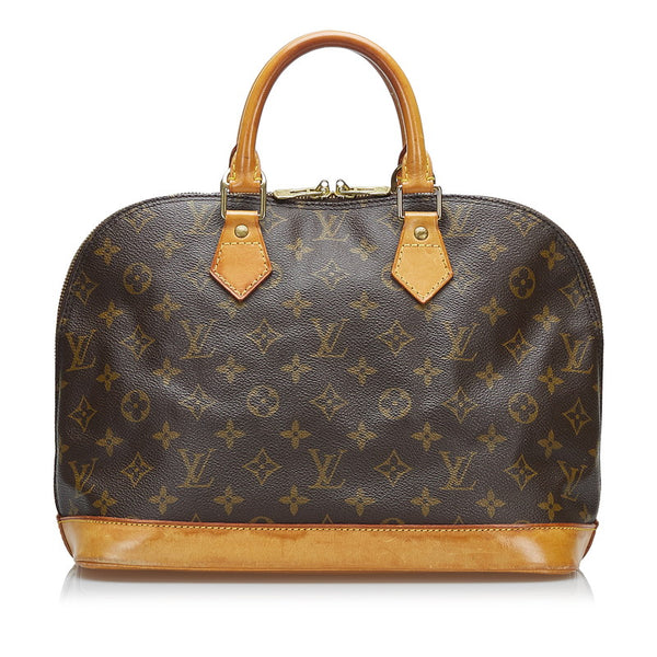 ルイ ヴィトン モノグラム アルマPM ハンドバッグ M51130 ブラウン PVC レザー レディース LOUIS VUITTON 【中古】