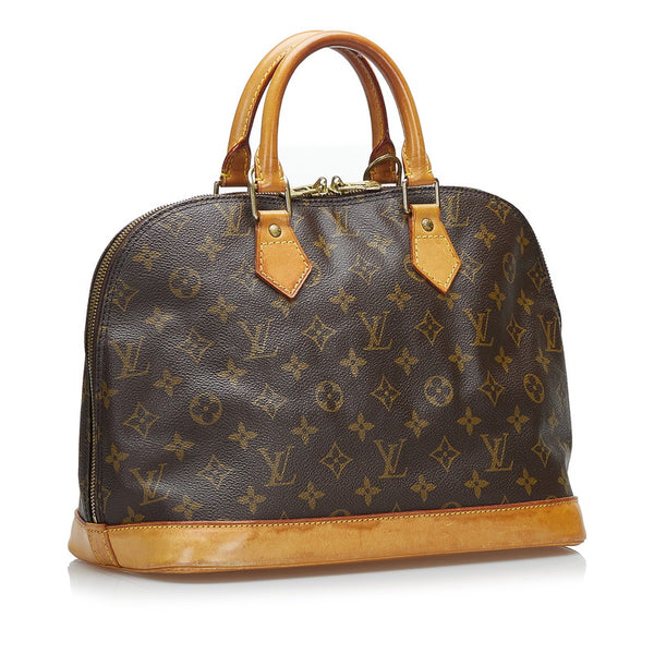 ルイ ヴィトン モノグラム アルマPM ハンドバッグ M51130 ブラウン PVC レザー レディース LOUIS VUITTON 【中古】