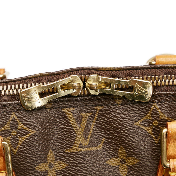 ルイ ヴィトン モノグラム アルマPM ハンドバッグ M51130 ブラウン PVC レザー レディース LOUIS VUITTON 【中古】