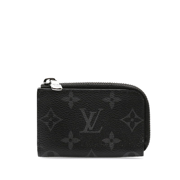 ルイ ヴィトン モノグラム エクリプス ポルトモネ ジュール コインケース M63536 グレー PVC レザー メンズ LOUIS VUITTON 【中古】