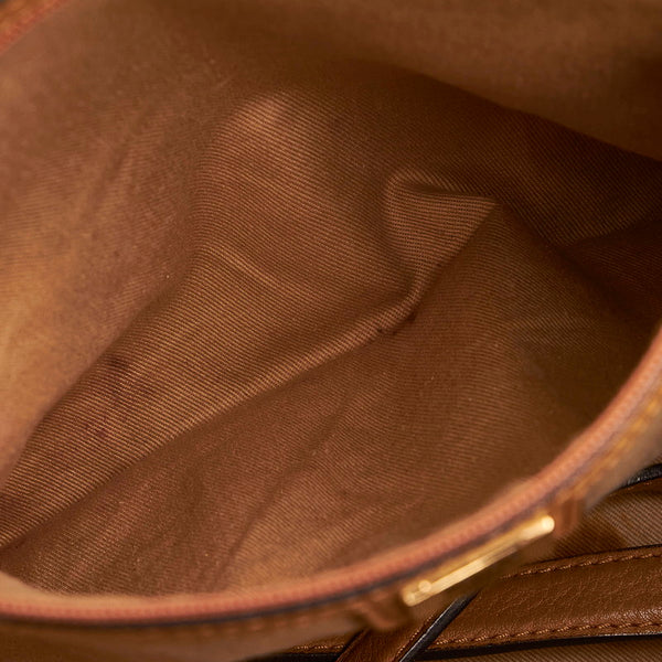 エム シー エム ヴィセトス ハンドバッグ ショルダーバッグ 2WAY ブラウン PVC レザー レディース MCM 【中古】