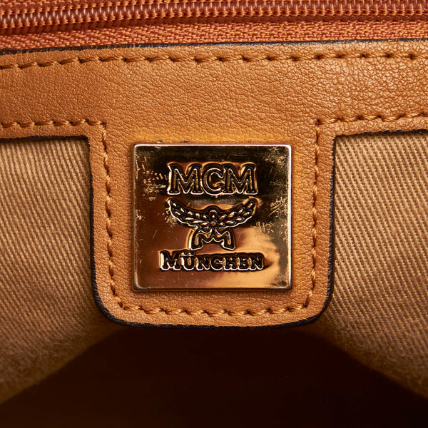 エム シー エム ヴィセトス ハンドバッグ ショルダーバッグ 2WAY ブラウン PVC レザー レディース MCM 【中古】
