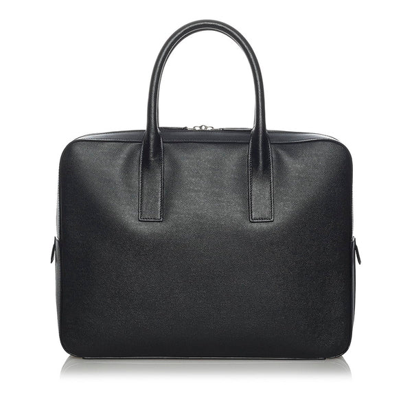 サンローラン ビジネスバッグ ブラック レザー メンズ SAINT LAURENT 【中古】