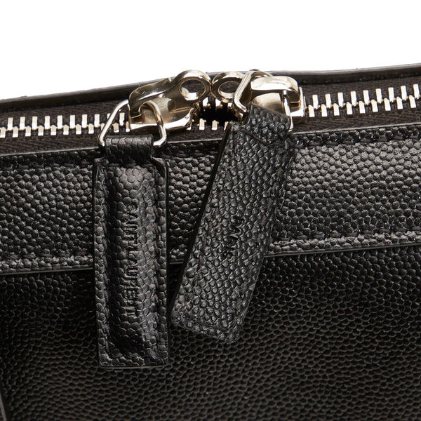 サンローラン ビジネスバッグ ブラック レザー メンズ SAINT LAURENT 【中古】