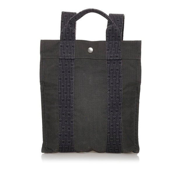 エルメス エールライン アドPM グレー キャンバス リュック・デイパック レディース HERMES 【中古】