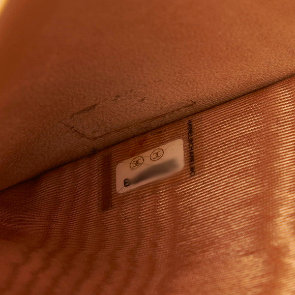 シャネル ココマーク 二つ折り財布 A13496 ベージュ キャビアスキン レディース CHANEL 【中古】