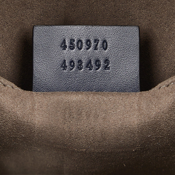 グッチ グッチシマ JAPAN EXCLUSIVE ボディバッグ ウエストバッグ ショルダーバック 450970 ネイビー レザー メンズ GUCCI 【中古】