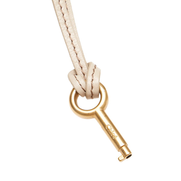 クロエ パディントン ハンドバッグ アイボリー レザー レディース Chloe 【中古】