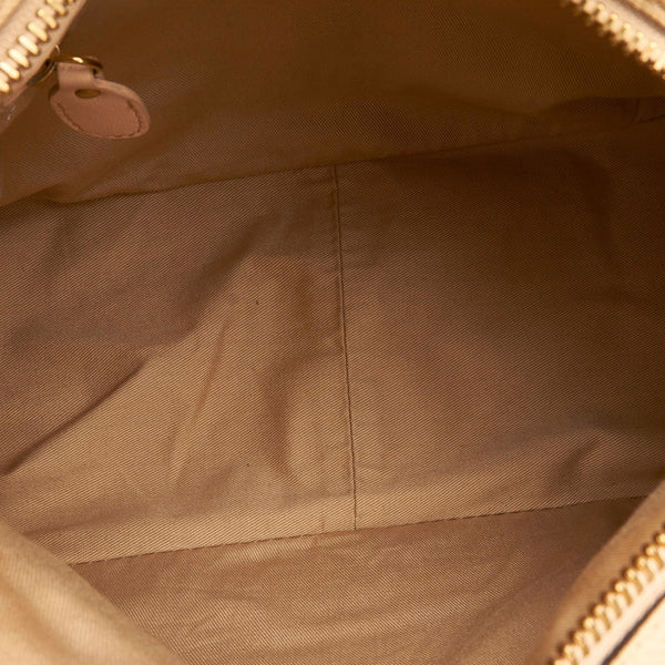 クロエ パラティ M ハンドバッグ ショルダーバッグ 2WAY ベージュ レザー レディース Chloe 【中古】