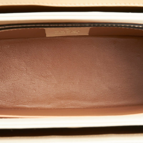 グッチ クイーンマーガレット ハンドバッグ ショルダーバッグ 2WAY 476541 ホワイト パイソン レディース GUCCI 【中古】