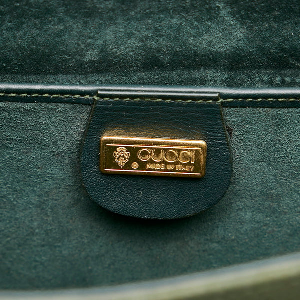 グッチ ソーホー 001 106 0399 カーキ スウェード レザー ショルダーバッグ メンズ GUCCI 【中古】