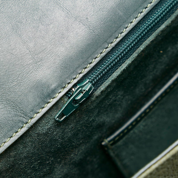 グッチ ソーホー 001 106 0399 カーキ スウェード レザー ショルダーバッグ メンズ GUCCI 【中古】