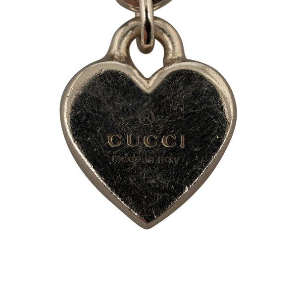 グッチ インターロッキングG スター ハート トレードマーク バングル ブレスレット SV925 シルバー レディース GUCCI 【中古】