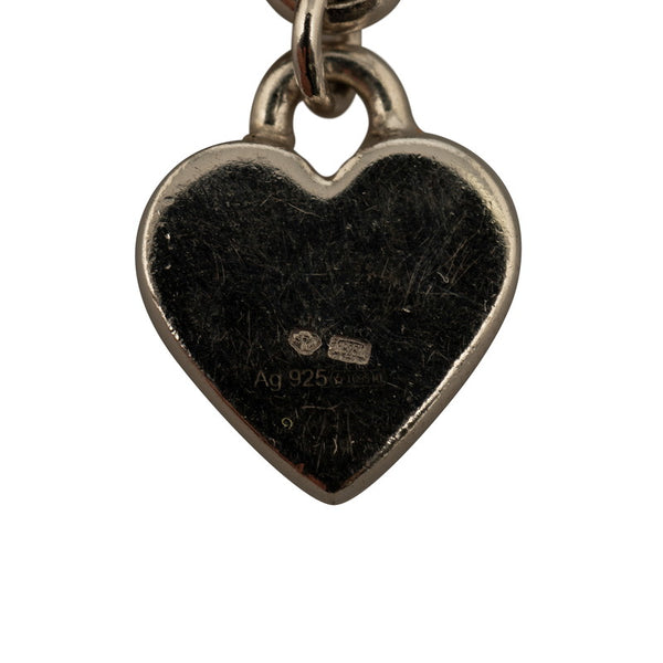 グッチ インターロッキングG スター ハート トレードマーク バングル ブレスレット SV925 シルバー レディース GUCCI 【中古】