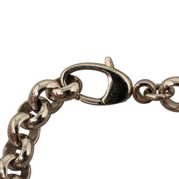 グッチ インターロッキングG スター ハート トレードマーク バングル ブレスレット SV925 シルバー レディース GUCCI 【中古】