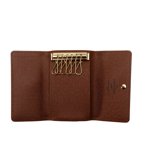 ルイ ヴィトン モノグラム ミュルティクレ6 キーケース M62630 ブラウン PVC レザー レディース LOUIS VUITTON 【中古】