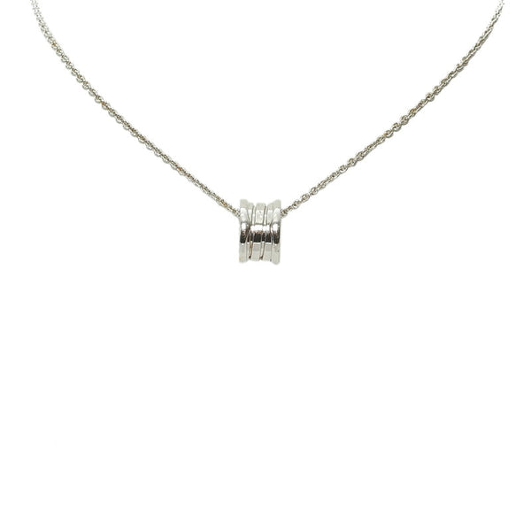 ブルガリ K18WG ホワイトゴールド ビーゼロワン ネックレス レディース BVLGARI 【中古】